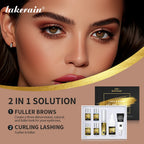 Lash Lift and Black Color Tint Kit Brow Lamination Kit Eyelash Perm Long Lasting Beauty Salon Home Easy to Use Eyes Makeup Tools