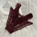 Sexy Lace Underwear Women'S Pure Desire Ruffle Edge Thin Traceless Womens Panties Triangle Pants Thin Lightweight Panties