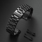 Arc Stainless Steel Strap for Tissot WatchBand 12/14/16/18/21/24mm 20mm22mm Curved Universal for Longines Wrist Butterfly Buckle