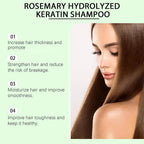 100ML Rosemary Hair Shampoo Volumizing and Thickening Strengthening and Oil Control Nourishes and Repairs Hair Oil Adds Volume