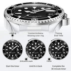 OLEVS Men's Watches Trend Luxury Fine Steel Strap Big Date Original Brand Quartz Wristwatch for Man Waterproof Luminous 5885 New