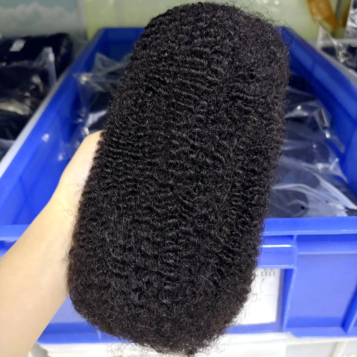 10-16Inch Natural 4C Afro Kinky Curly Bulk Human Hair Extensions No Weft Brazilian Remy Bulk for Locs Braiding Hair