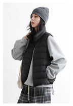CHIC VEN New Women Down Coats Sleeveless Lightweight 90 White Duck Down Stand Up Collar Female Down Vest Autumn Winter 2026