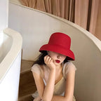 Summer Elegant Dome Straw Hats Women Girl 13cm/8.5cm 2 Sizes Solid Color Beach Sun Hat Foldable Portable Travel Holiday Panama