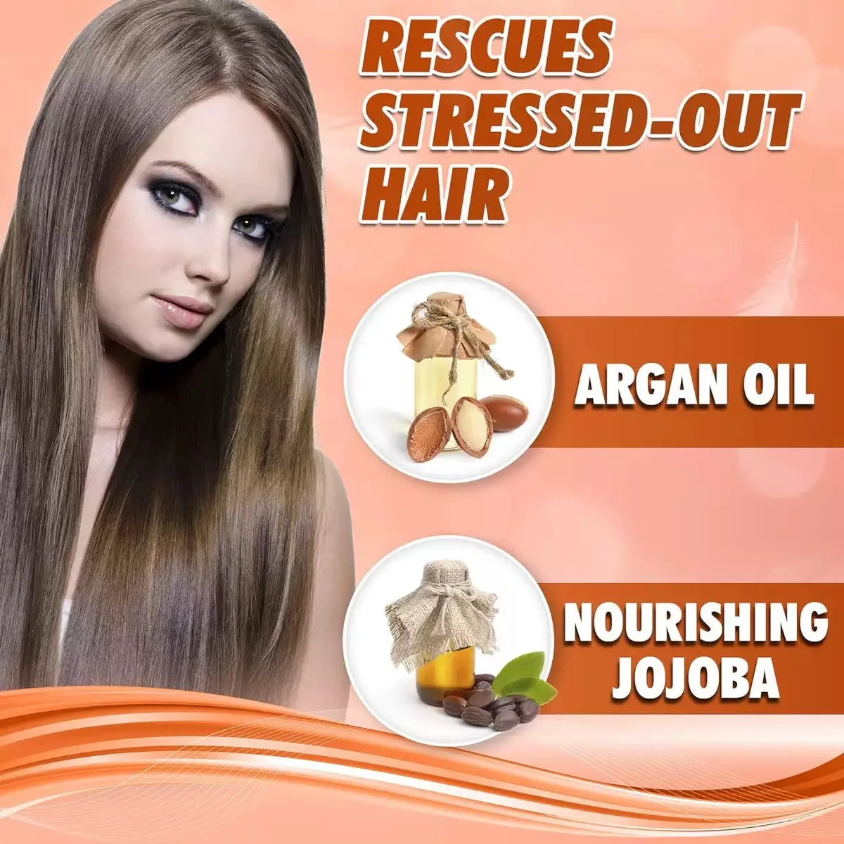 Collagen Hair Treatment Deep Repair Conditioning Argan Oil Hair Mask Essence for Dry Damaged Hair 200ml/500ml