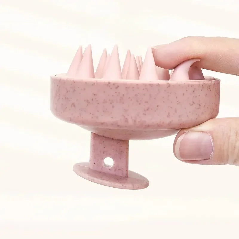 Price shown before tax Scalp Massage Comb Silicone Shampoo Brush Head Hair Washing Combs Body Massage Brush Bath Shower Brush Sa