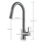 Pull Out Sensor Kitchen Faucet Sensitive Touch Control Faucet Mixer For Kitchen Touch Sensor Kitchen Mixer Tap