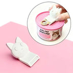 New Cute Cat Shape Pet Can Opener Portable Manual Can Opener For Wet Cat Food Cans And Pet Food Jars Easy Ring Pull Opener Tool