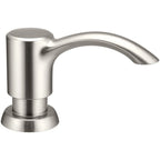 Samodra Nickel Soap dispenser Black Kitchen sink Counter Liquid Soap Dispenser Bottle kitchen accessories 350ml  Built in Pumps