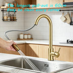 Pull Out Intelligent Touch Kitchen Sink Faucet With Hot And Cold Mixing Sink Faucet That Can Rotate 360 Degrees