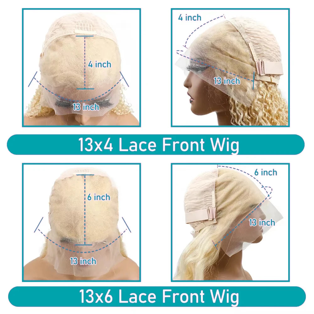 46 Inch Long Straight Blonde 613 HD Lace Frontal Human Hair Wig 13x4 Lace Front Colored Wig 13x6 Human Hair Wigs For Women