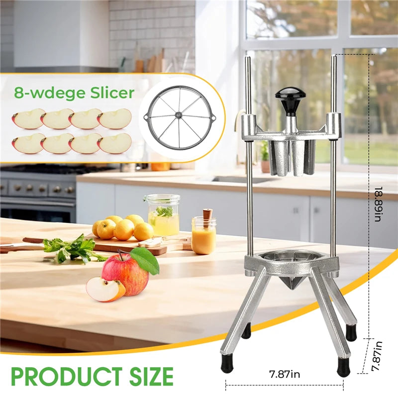 8-Section Wedger Lemon Slicer Cutter Lemon Wedge Slicer Chopper for Household Commercial Bar Restaurant Fruit Vegetable Cutting