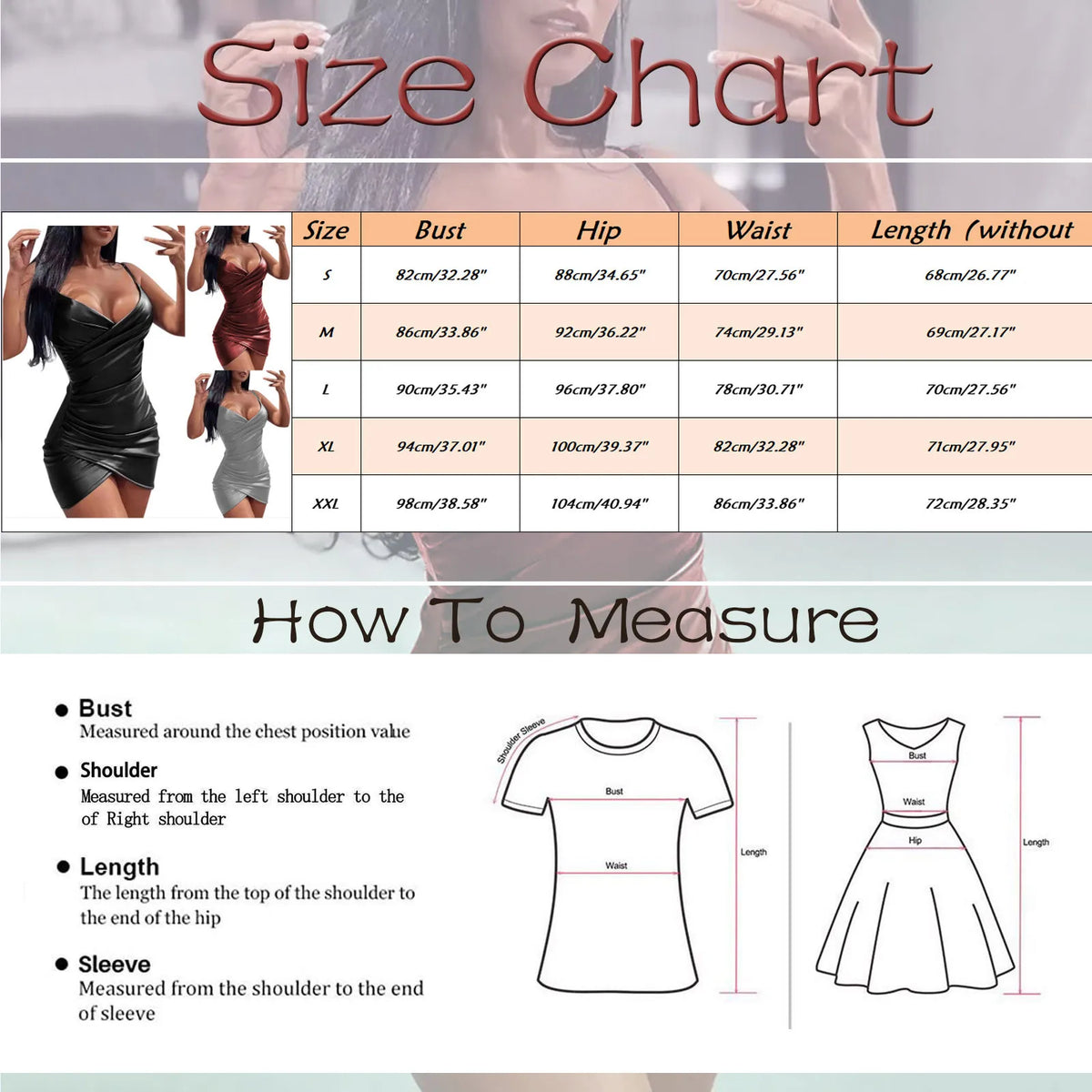 Short Evening Formal Dress Party Cocktail PU Leather Slim Wrap Hip Dresses Women's Glossy Curved Hem Cocktail Suspender Dress