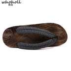 WHOHOLL Geta Anime Anime Cosplay Costumes Japanese Geta Sandals Summer Sandals Men Flat Wooden Shoes Clogs Slippers Flip-flops