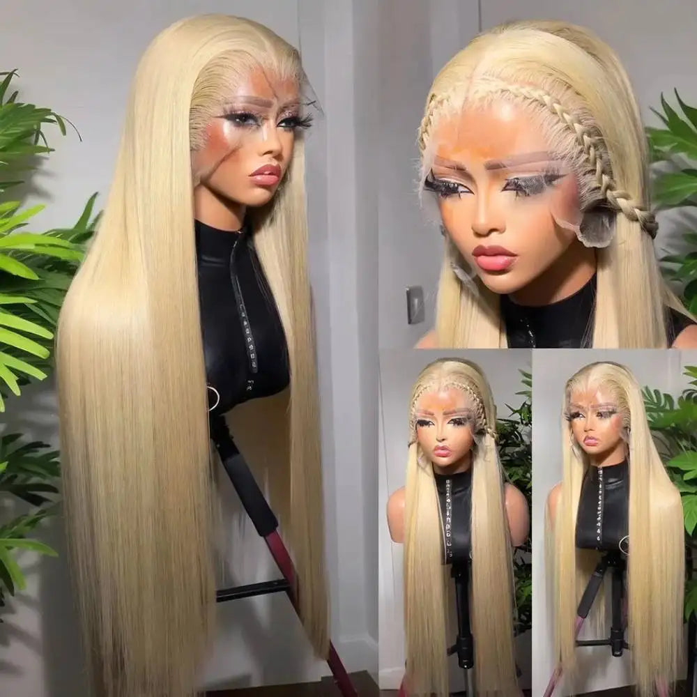 46 Inch Long Straight Blonde 613 HD Lace Frontal Human Hair Wig 13x4 Lace Front Colored Wig 13x6 Human Hair Wigs For Women