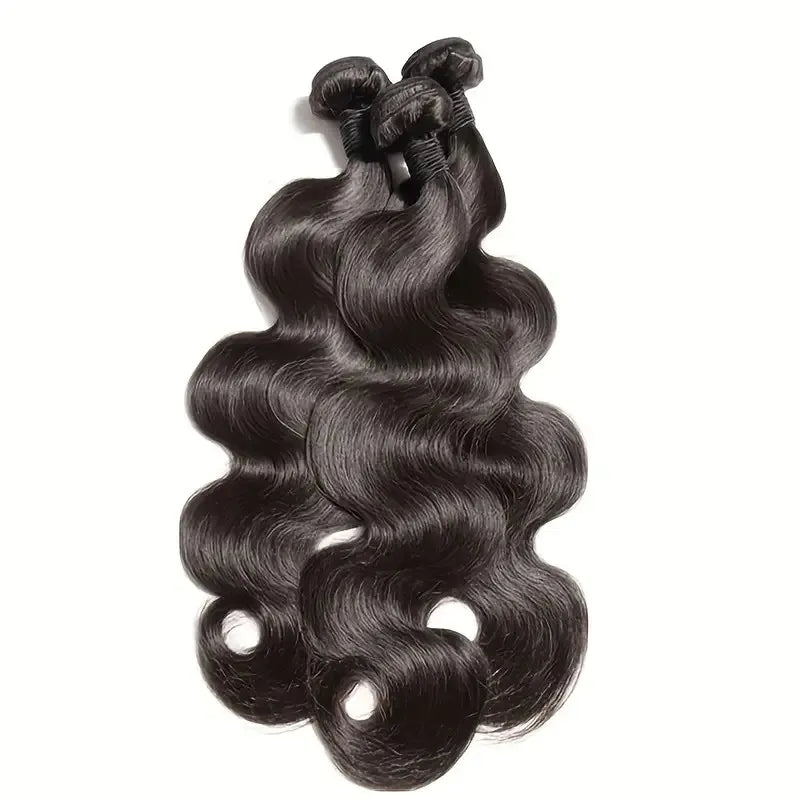 Body Wave Bundles Human Hair Brazilian Hair Weave Bundles Natural Black Human Hair Extensions 3 PCS Bundles