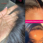 Body Wave Lace Frontal 100% Human Hair Arabella Remy Lace Closure Pre Plucked Bleached Knots 13x4 Transparent Lace Frontal
