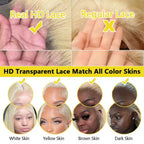 613 Blonde HD Transparent Lace Frontal Human Hair Wigs Tuneful 613 Malaysian Bone Straight 13x4 13x6 Lace Front Human Hair Wigs