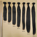 Straight Human Hair Bundles And Closure 2x6 Lace Closure Human Hair Bundles With 4x4 5x5 Closure Brazilian Raw Hair Bundles