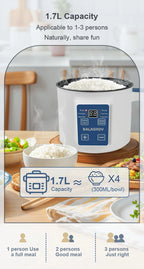 Electric Rice Cooker Single Double Layer Intelligent Automatic Home Mini  Kitchen Cooker 220V/EU Plug MultiCooker Steamed Rice P
