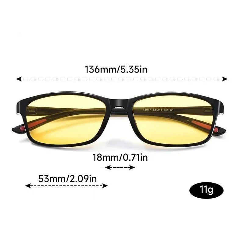 1/3pcs Photochromic Lenses Day Night Sunglasses Men Women Ultra Light Driving Sun Glasses Anti Glare Eyewear