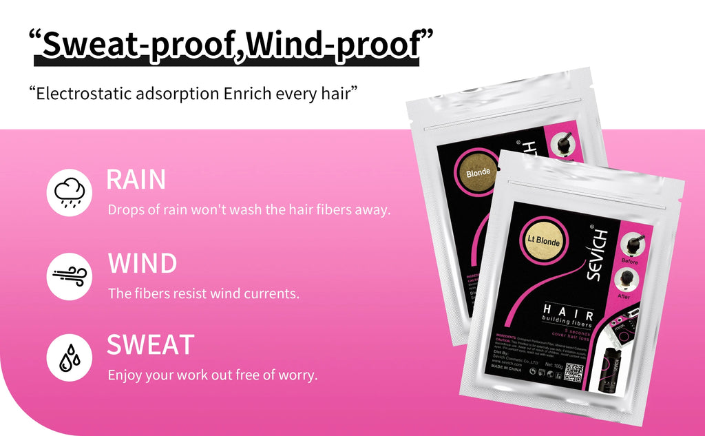 Sevich Hair Building Fibers For Men & Women Dark Brown 25g Fill In Fine Or Thinning Hair Instantly Thicker Fuller Looking Hair