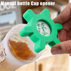Rotating Bottle Opener Multi-function Bottle Cap Opener Easy Open Home Creative Bottle Opener for Elderly Seniors Weak Hands