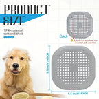 4-Pack Anti-Clogging Drain Strainers, Bathtub Shower Floor Drain Covers, Suitable for Kitchen, Bathroom Sink, Floor Drains