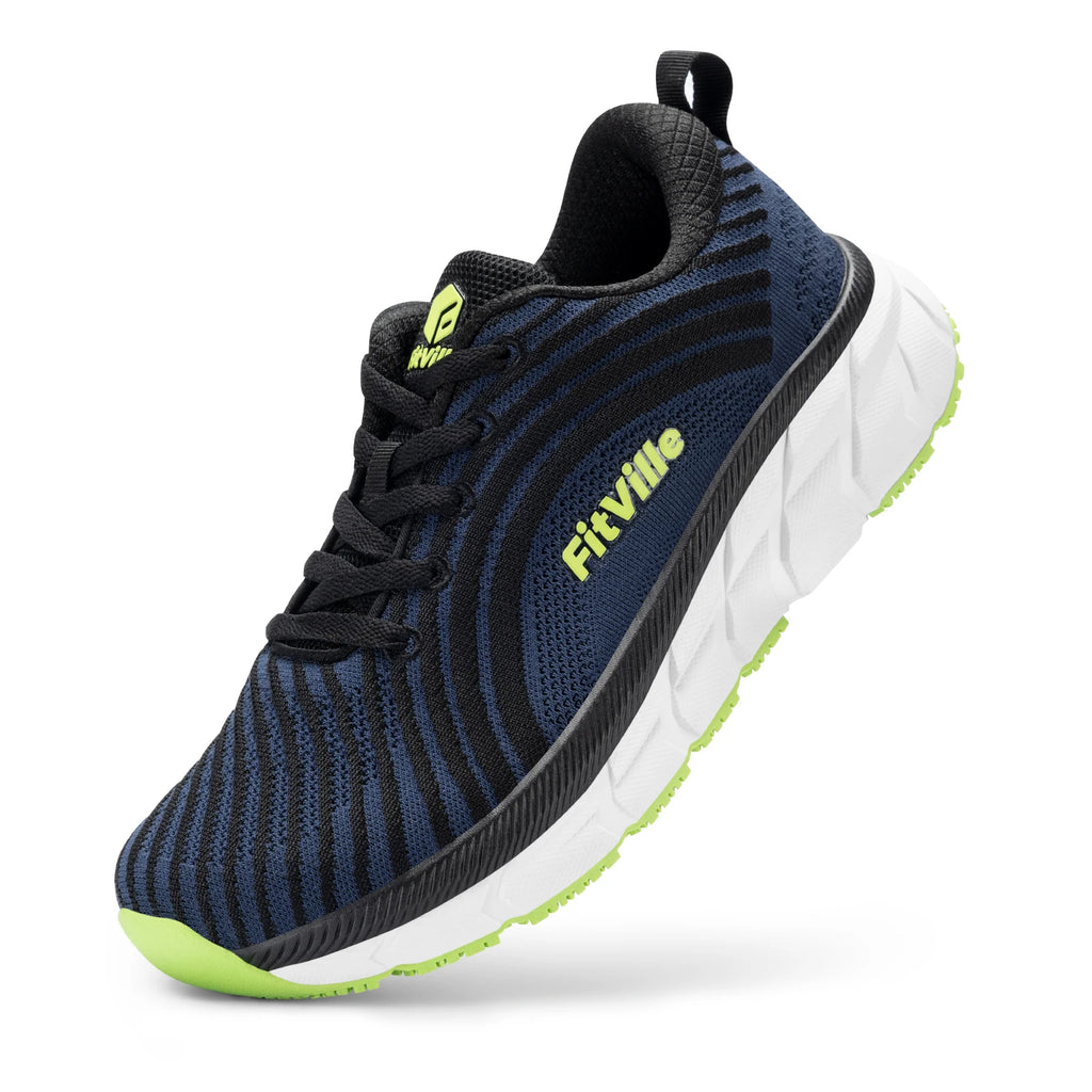 FitVille Wide Toe Box Shoes For Women Breathable Wide Fit Running Shoe Lightweight for Swollen Feet with Cushioned Relief Pain