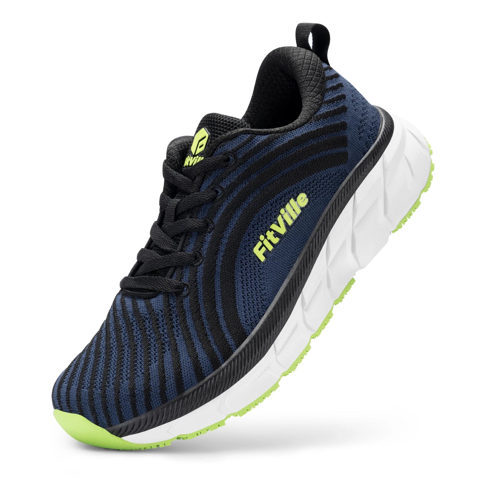 FitVille Wide Toe Box Shoes For Women Breathable Wide Fit Running Shoe Lightweight for Swollen Feet with Cushioned Relief Pain