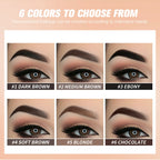 Lakerain Brow Pomade with Dual-Ended Brush Long-Lasting Waterproof Sweatproof Natural Smooth Eyebrow Brow Pencil Makeup