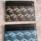 【MAX-111】Classic Fashion 3D Pattern Design Multi-Functional Leather Card Holder Protection Clip Wallet【W1】
