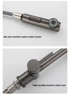 Hot Cold Touch on Kitchen Faucets Stainless Steel Pull Out Kitchen Sink Mixer Tap Black Smart Sensor Touch Kitchen Sink Faucet