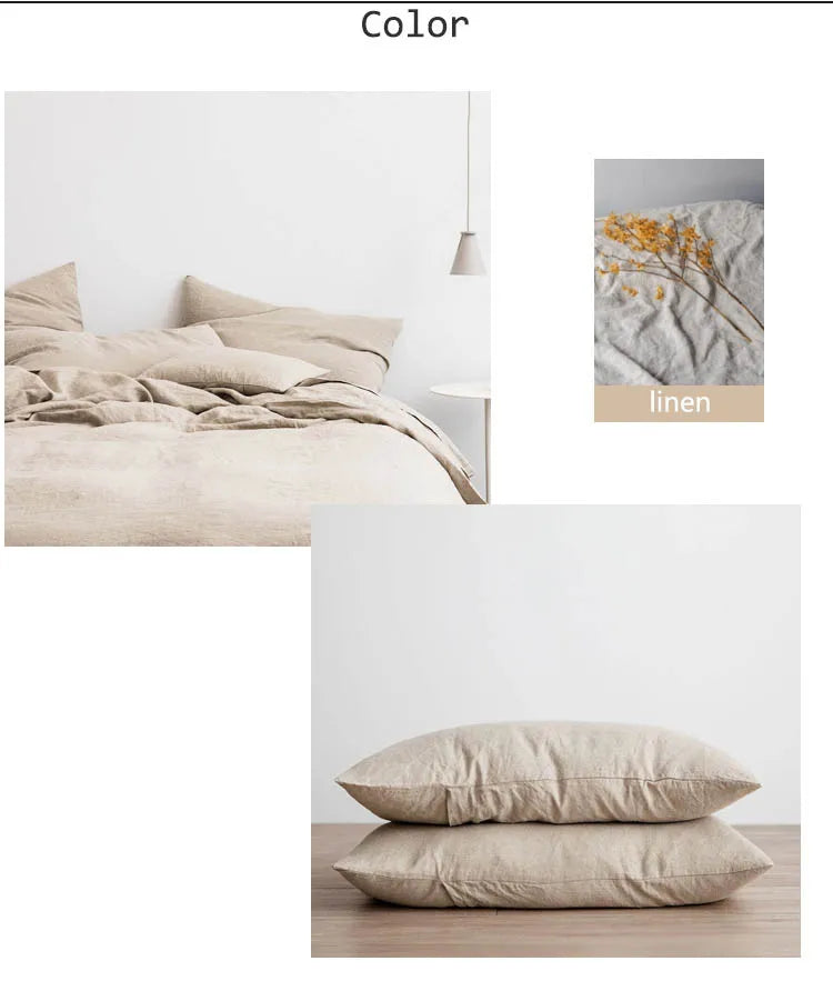 French Stone Wash Linen Throw Pillow Case Euro Sham for Bed,Custom Size Envelope Cushion Cover Decoration Pillowcase