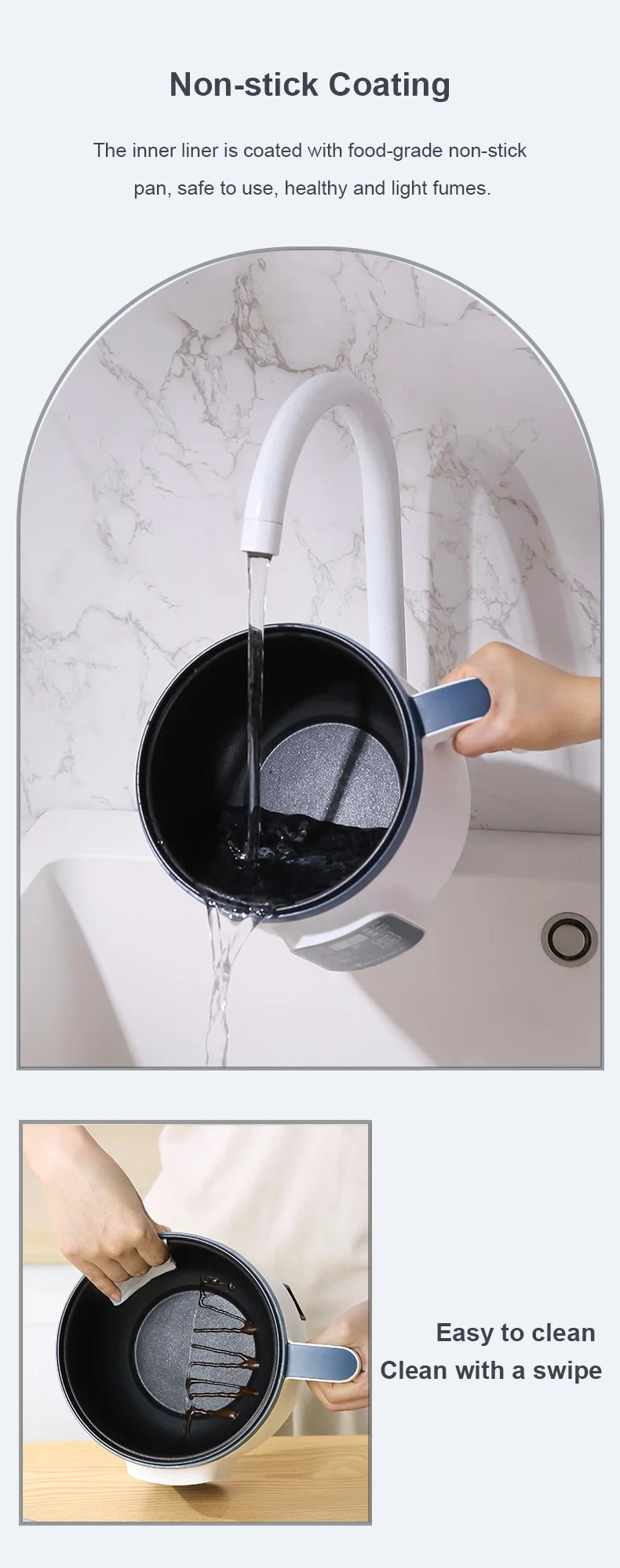 Electric Rice Cooker Single Double Layer Intelligent Automatic Home Mini  Kitchen Cooker 220V/EU Plug MultiCooker Steamed Rice P