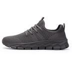 Men's shoes Four Seasons new plus size Flying weaving Lightweight Breathable Casual Sports Shoes Soft Sole Outdoor Running Shoes