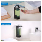 SVAVO Automatic Soap Dispenser Compact Sensor Pump Adjustable Soap Dispensing Volume Control Battery Operated 500Ml For Kitchen