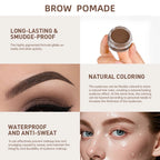 Wild Eyebrow Cream Smooth Styling Eyebrow Pomade Setting Eyebrow Wax Smudge Proof Eyebrow Dye Cream