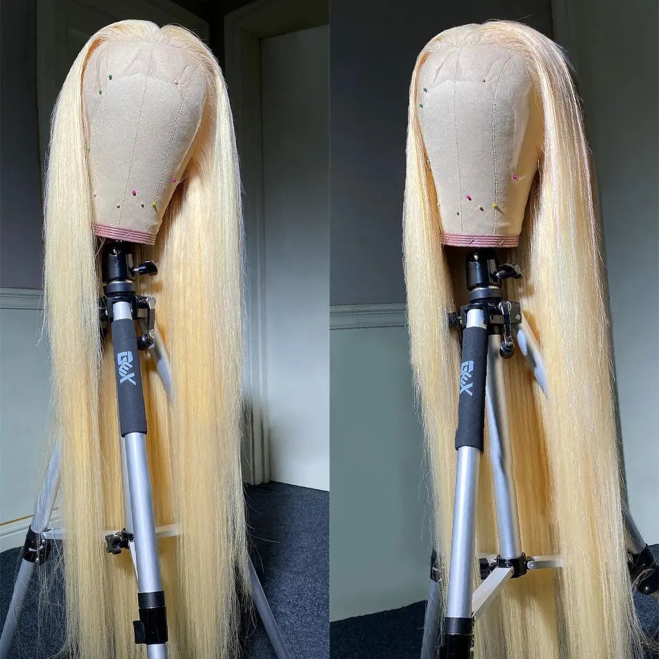 613 Blonde HD Transparent Lace Frontal Human Hair Wigs Tuneful 613 Malaysian Bone Straight 13x4 13x6 Lace Front Human Hair Wigs