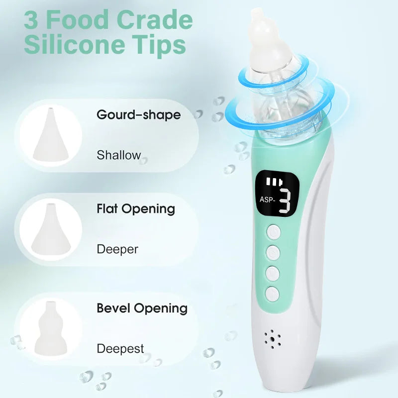 2026 New Pattern Baby Electric Nasal Aspirator Charging Version Newborn Baby Nasal Aspirator Suck Out Prevent Nasal Congestion