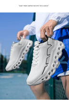 Men's Running Shoes Jogging Breathable Mesh Cushioning Non-Slip Outdoor Luxury Shoes Couple Trainer Race Sneakers Off-road Shoes