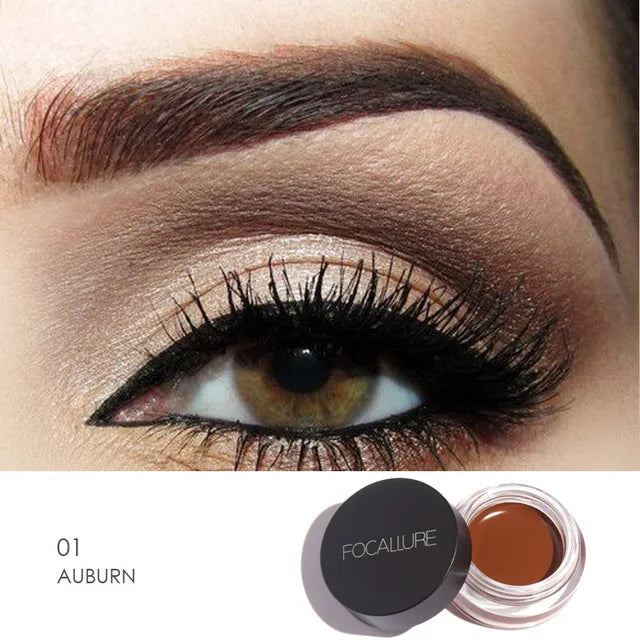 Focallure Eyebrow Gel Waterproof Liquid Eyebrow Cream Eye Cosmetics Long Lasting Eye Brow Makeup Set Plus Brush