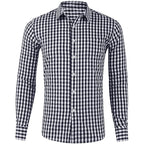 Men's Long Sleeve Shirt Casual Plaid Color Summer 3D Printed Lapel Shirt Summer New  Fashion Casual Men's Clothing Unisex Tops