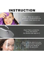 50 Disposable Hair Salon Protective Face Shields, Transparent Eye Protection Suitable for Bangs Trimming and Hair Spray Application, Waterproof Face Shields Suitable for Micro-Needle Embroidery and Makeup, Professional Hairdr