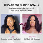 QVR Afro Kinky Bulk Hair No Attachment 50g Afro Curly Bulk 100% Human Hair Unprocessed Virgin Remy Braiding Hair for Dreadlocks