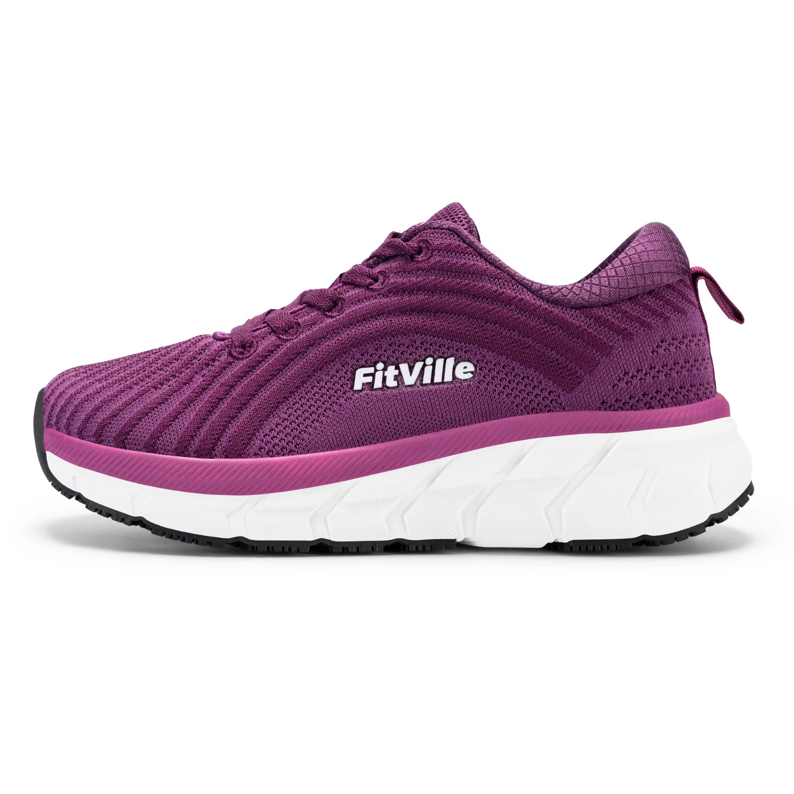 FitVille Wide Toe Box Shoes For Women Breathable Wide Fit Running Shoe Lightweight for Swollen Feet with Cushioned Relief Pain