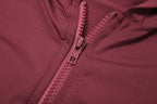 kliou Casual Women 2 Piece Set Classic Tracksuits Solid Long Sleeve Zip-up Hood Tops+Slim Elastic Pants Sporty Concise Outfits