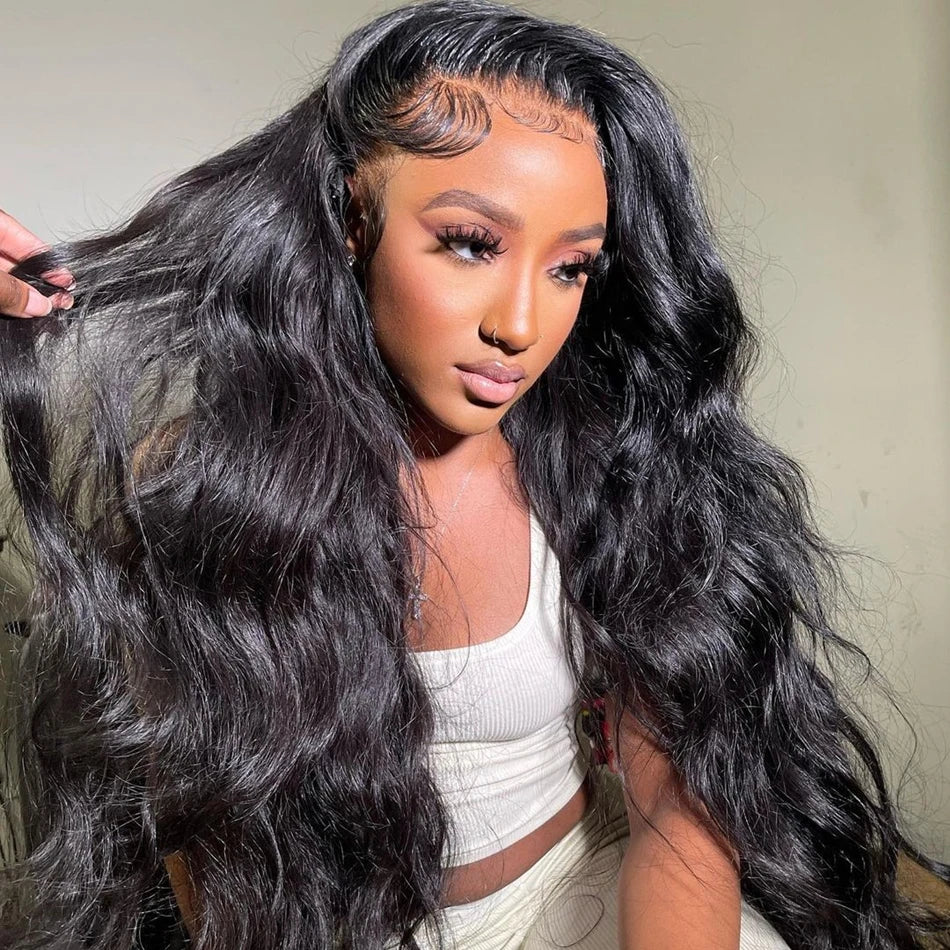 30 40 Inch 13x4 13x6 Hd Body Wave Lace Front Wigs Pre Plucked Loose Wave Lace Frontal Wig Water Wave Human Hair Wigs For Women