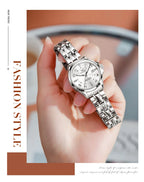 OLEVS 2910 Gold Luxury Brand Women's Watches Waterproof Luminous Wristwatch Date Original Certified Brand Quartz Watch for Lady