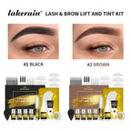 Lash Lift and Black Color Tint Kit Brow Lamination Kit Eyelash Perm Long Lasting Beauty Salon Home Easy to Use Eyes Makeup Tools